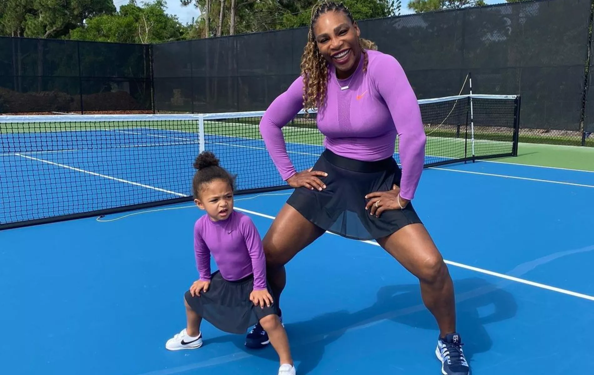 Serena Williams Et Sa Fille Olympia Ohanian