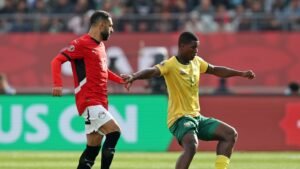 CAN 2025 : L’Égypte s’impose face à l’Afrique du Sud et valide son billet pour les huitièmes