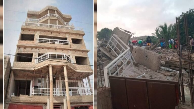 Drame Au Togo : Un Immeuble De 5 Étages S&Rsquo;Effondre (Video)