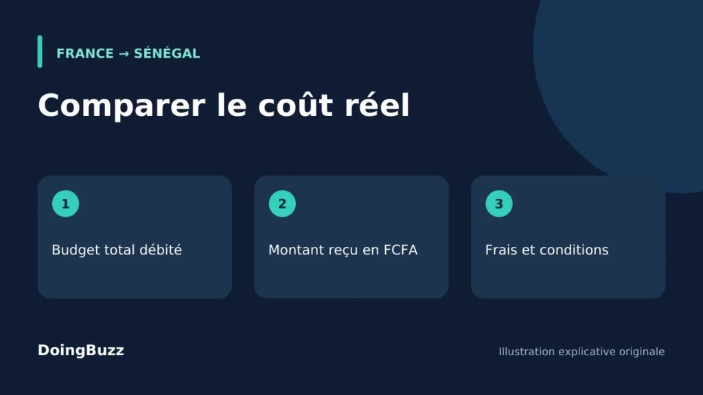 Transfert France–Sénégal : comparer le coût réel avant d’envoyer