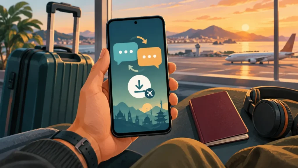 Google Traduction hors connexion : préparer ses langues avant un voyage